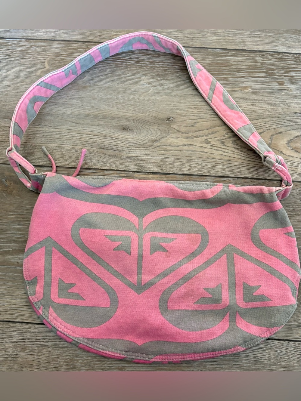 VINTAGE 2000s ROXY SLOUCHY CANVAS PURSE